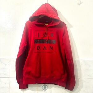 Nike Air Jordan Graphic Pullover Hoodie Men’s M Oversized Streetwear Casual Hike